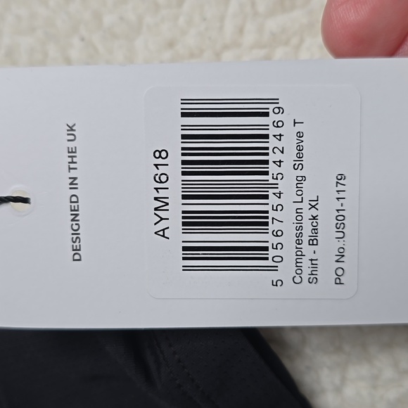 3154 NWT AYBL Compression Long Sleeve T Shirt Sz XL - Picture 7 of 9